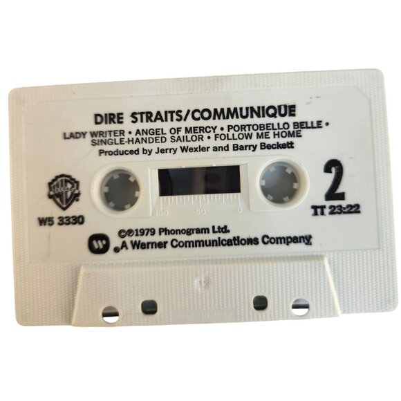 Dire Straits Communiqué Vintage Cassette Album W5 3330 1979 Warner Bros U.S. - Picture 5 of 13